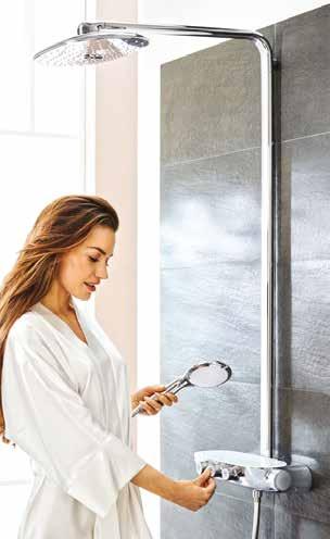 felület GROHE EcoJoy technológia a kevesebb vízfogyasztás érdekében 92 490 Ft CROMETTA E 240 zuhanyfej méret: 24x24 cm rain vízsugár fej és kézizuhany 113 990 Ft