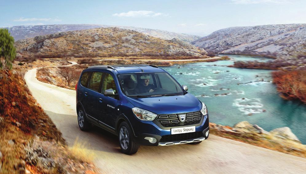 Dacia Lodgy vagy 100 000 km GARANCIA Motor Access Ambiance Arctic Stepway SCe 100 5 üléses 3 049 000 3 329 000 3 649 000 SCe 100 3 529 000 3 849 000 4 049 000 7 üléses Blue dci 115 4 549 000 4 749