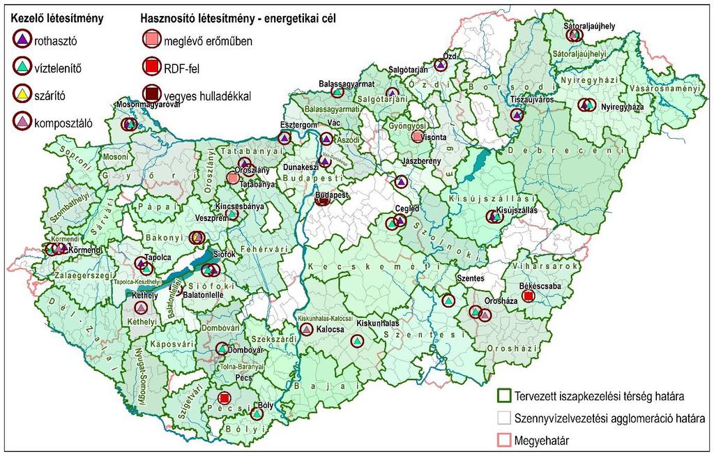 A stratégia területi problémái Jelenlegi üzemeltetői kör határain belül