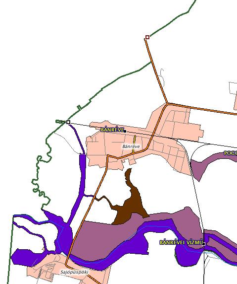 -ú területek Természetvédelmi szempontból értékes területek Bánréve község határában 3.