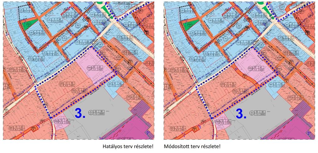 Nyírbátor Város Településrendezési Tervéhez 3. Belterület, a Hunyadi János Iskola Sport - Encsencsi utca által határolt tömb.
