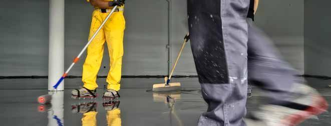 A munkaterületen folyó folyamatos munkavégzés miatt nem volt lehetséges a padlófelület alapos felújító tisztítása és karbantartása.