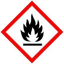 GHS02 GHS07 VESZÉLY Figyelmeztető / H mondatok: H225 Fokozottan tűzveszélyes folyadék és gőz. H319 Súlyos szemirritációt okoz. H336 Álmosságot vagy szédülést okozhat.