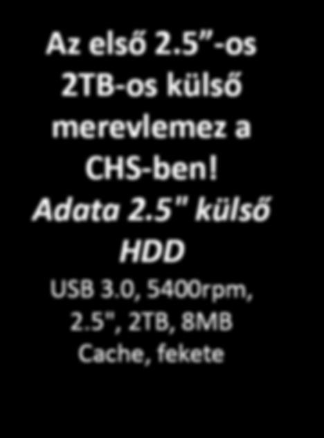 5", 2TB, 8MB Cache, fekete