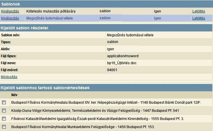 A [Megtekintés] gombra kattintva a beállított feltételeknek megfelelő lista egy új lapon jelenik meg (83. kép) 83.