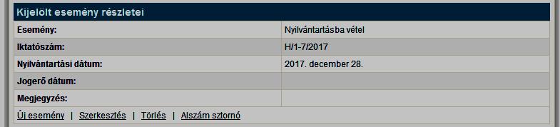 Az IRAT rendszer funkcióinak használata 7.1.