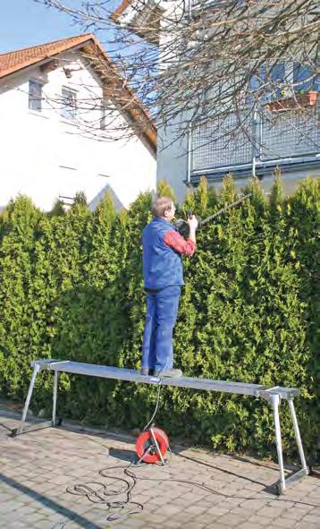 Teleszkópos alumínium palló Stabil, fokozatmentesen kihúzható teleszkópos