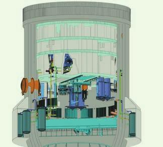 A reaktortartályt és a gőzfejlesztőket 850 mm belső átmérőjű csővezetékek kötik össze. A 4. hurok meleg- és hidegágához csatlakozik a térfogatkompenzátor bekötő és befecskendező vezetéke.