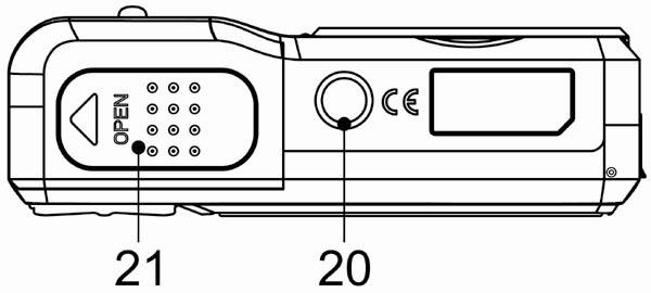 Hangszóró 9. USB/AV aljzat 0.