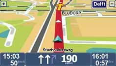 A TomTom XL készülék segít Önnek felkészülni az autópályák kijárataira és csomópontjaira, mutatva a tervezett