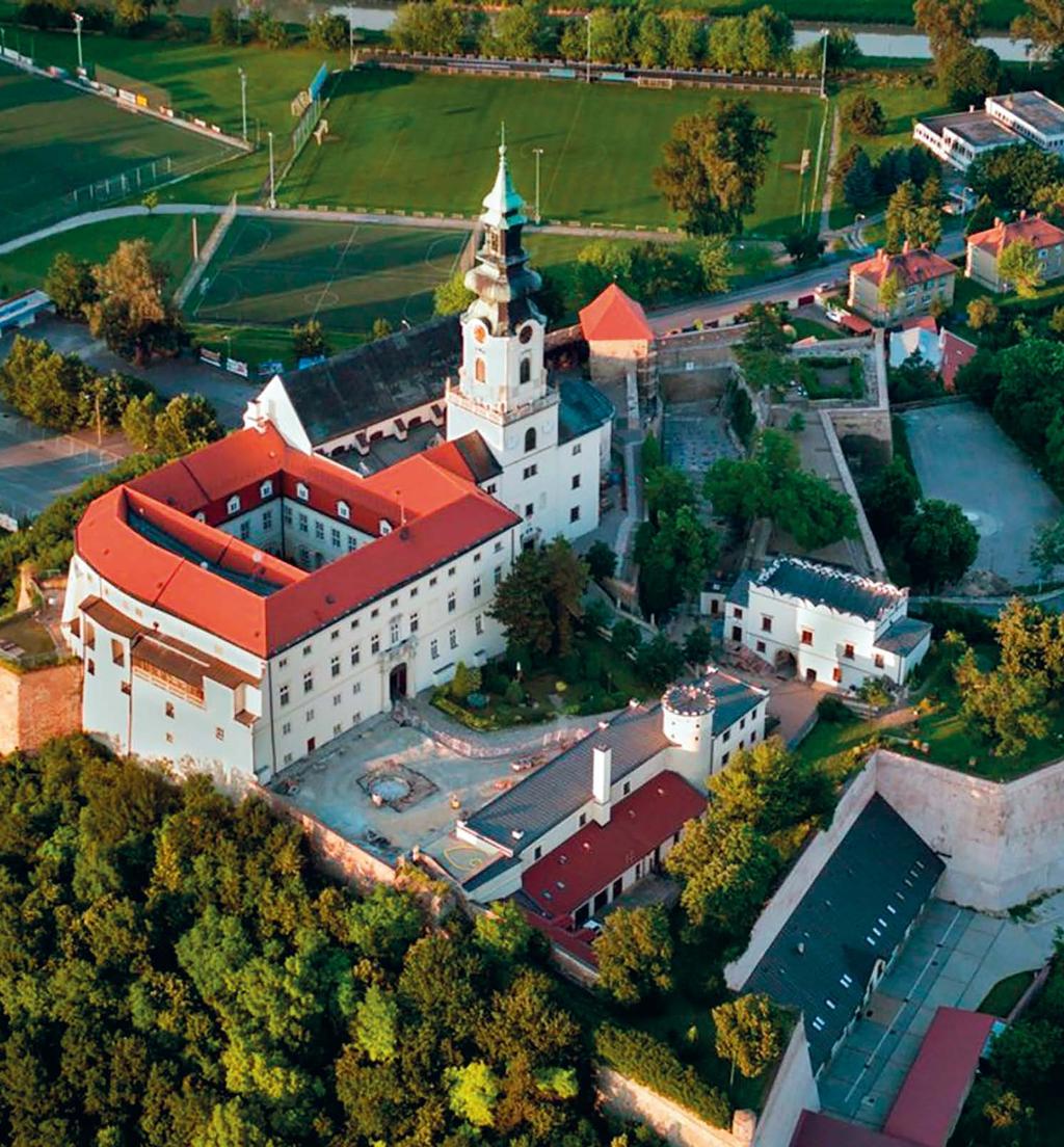 Kedysi na hrade býval knieža Pribina a v súčasnosti tu sídli biskupský úrad, takže je ako jeden z mála našich hradov trvale obývaný. Prvé písomné zmienky o hradisku pochádzajú z 9.