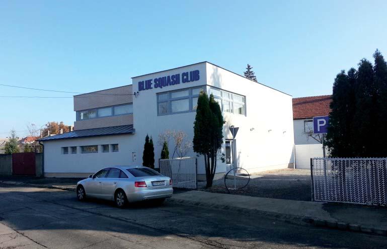 Blue Squash Club Sárospatak, Magyarország Teljesen automatizált épület, önálló, személyzet nélküli üzemeltetés.