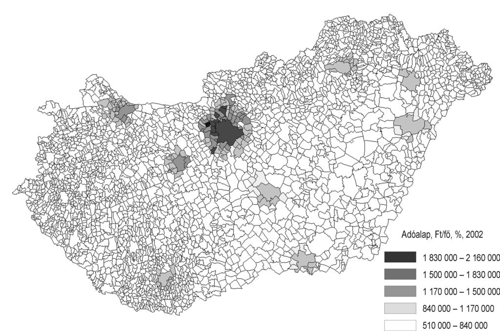 várostérségekben (Forrás: KSH adatok alapján szerk.: Szépvölgyi Ákos) 2.