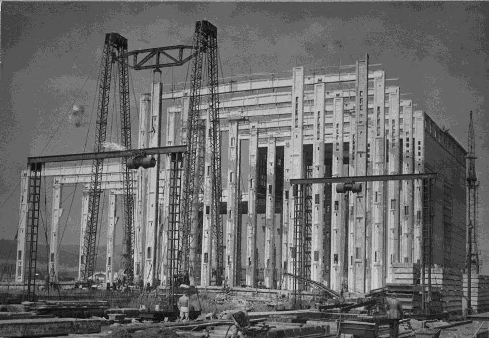 Berentei Hőerőmű, építése, 1953,