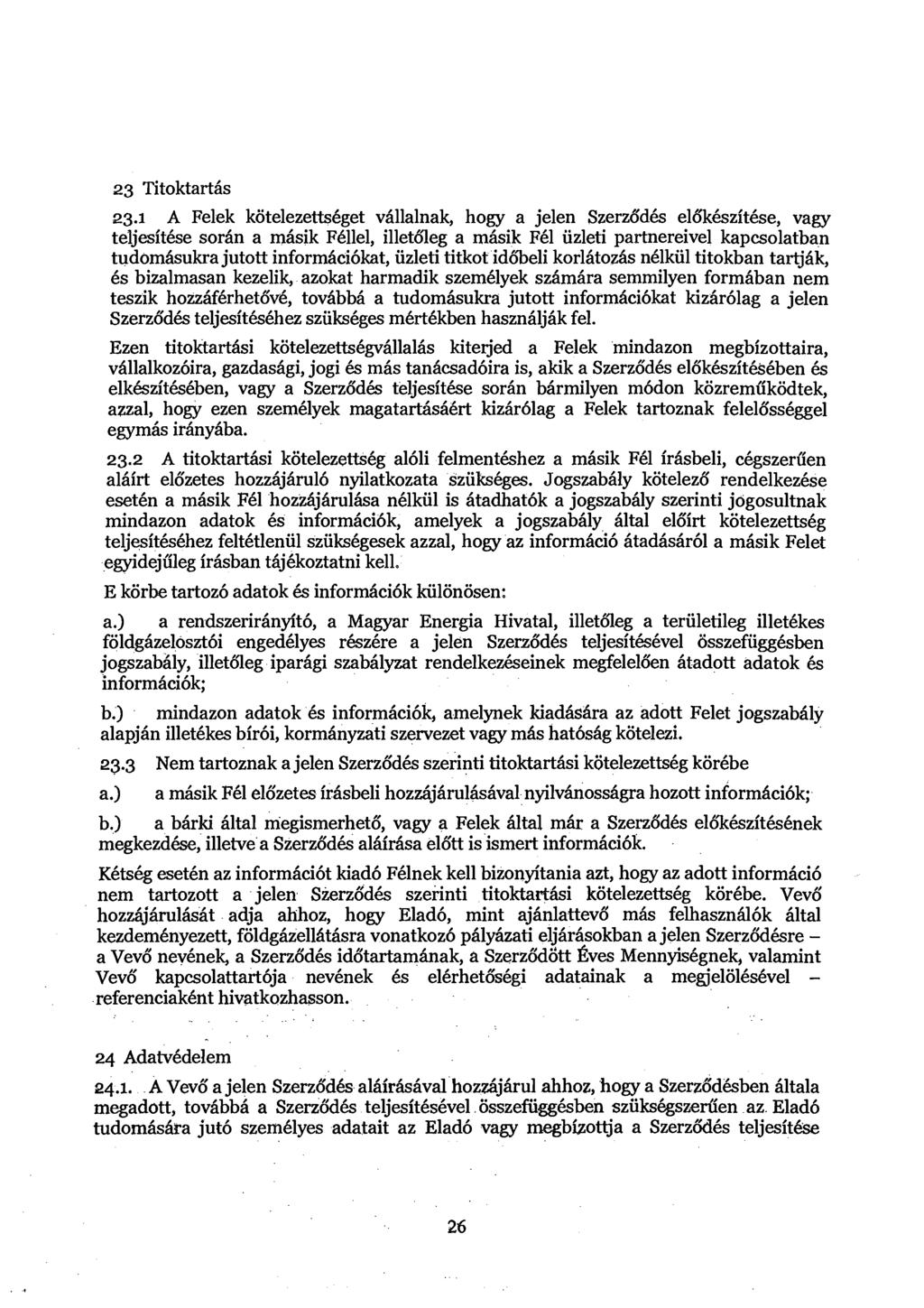 23 Titoktartiis 23.
