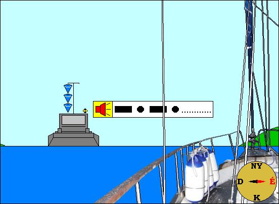 198. Mit kell tennie a hajó vezetőjének az alábbiak közül, ha észleli egy hajó/kötelék vagy parti létesítmény által leadott Tartsa magát távol tőlem jelzést?