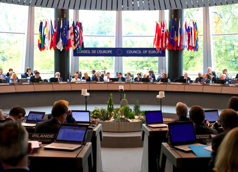 SZERVEZETI FELÉPÍTÉS Az Emberi Jogok Európai Bírósága mellett az Európa Tanács több működő intézményből áll. 3A 3 Főtitkár vezeti és képviseli az Európa Tanácsot.