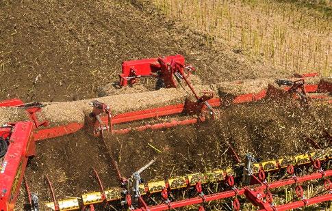 Tökéletes alapozás A Väderstad ultrasekély talajművelési technológiája garantálja a talaj felső 2-3 cm-es