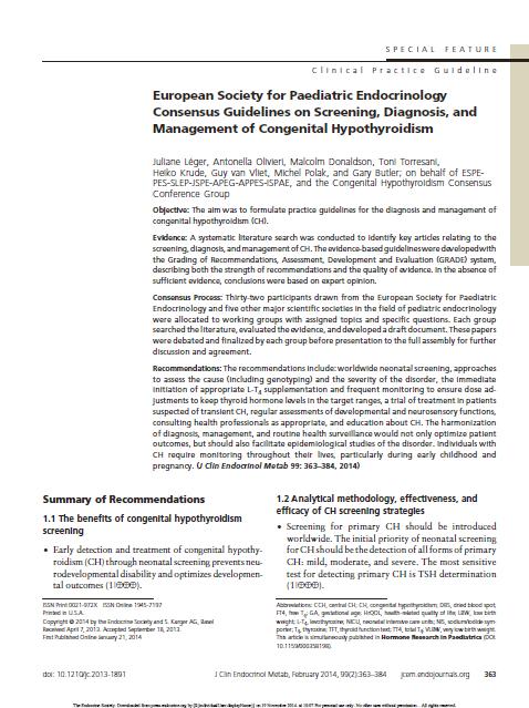 2014, ESPE guideline Kongenitális hypothyreoticus terhes Azonnal adag emelés 25-30%-kal 4-6