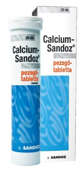 (hatóanyag: kalcium) Calcium-Sandoz - A nélkülözhetetlen kalcium forrása.