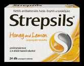 MENTES LAKTÓZ ÉS GLUTÉNmentes Strepsils eperízű cukormentes szopogató tabletta