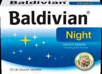 KERINGÉS, ALTATÓK, NYUGTATÓK 7 Baldivian Night bevont tabletta A Baldivian Night egy növényi gyógyszer, amely