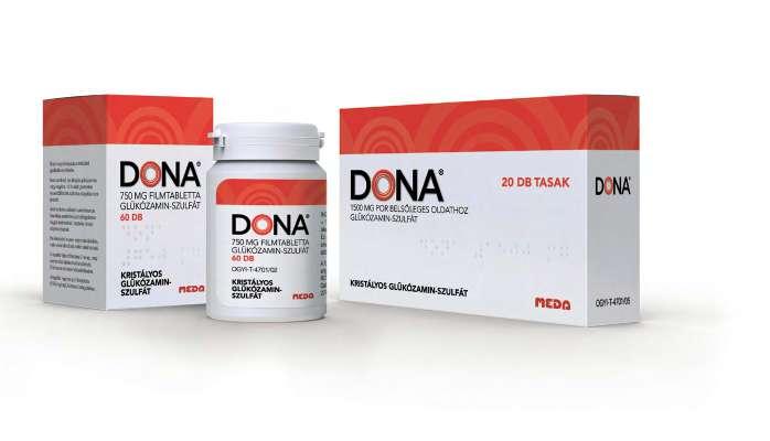 Dona 750 mg filmtabletta 5999 Ft helyett 60 db (75 Ft/db) 4499 Ft Vény nélkül kapható gyógyszerek (750mg, 500mg kristályos