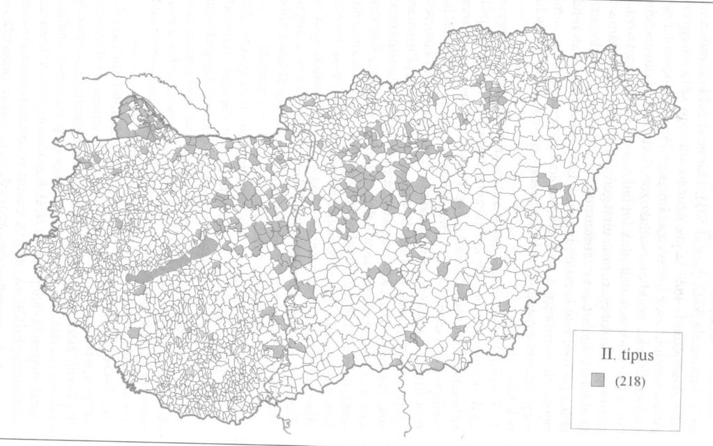 II. típus: Agglomerációk
