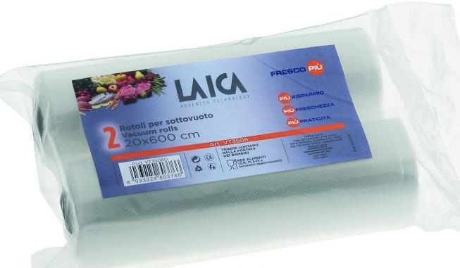 LAICA vákuumcsomagoló tasakok termékek a higiénikus és biztonságos élelmiszer csomagolás érdekében!