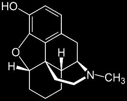 3.3. Opiátok (designer) µ-opioid receptor agonisták: erőteljes fájdalomcsillapítás, intenzív eufória, komoly dependencia potenciál, élettani elvonási tünetek, akár letális túladagolás (légzés