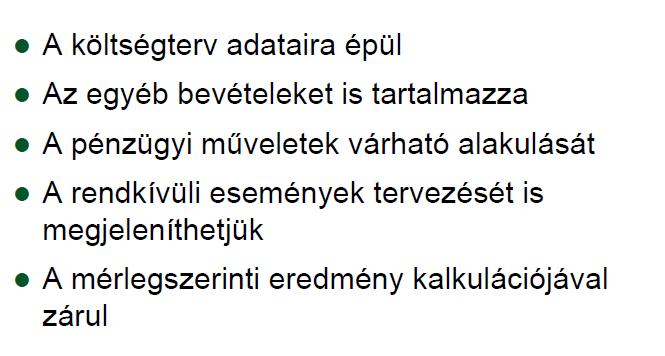 SAJÁT TŐKE -Jegyzett tőke -Mérleg szerinti eredmény KÖTELEZETTSÉGEK -Hosszú lejáratú hitelek -Rövid lejáratú hitelek -Szállítók PASSZÍVÁK ÖSSZESEN Megnevezés I. II. III. IV.