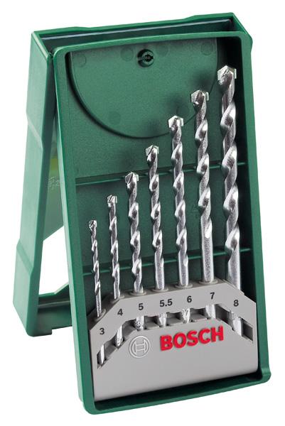 BOSCH Promoline katalógus 2014 09 7 részes Mini X-Line kőzetfúrókészlet 14