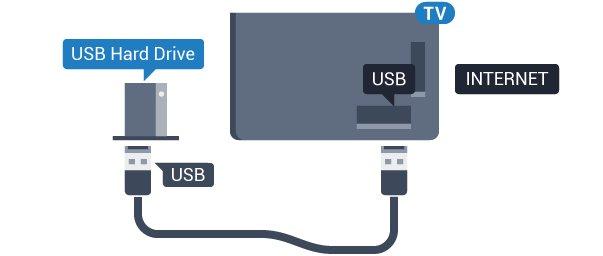 tárolására. Ha igen, adjon beleegyező választ a kérdésre. 5 - Formázás közben és után az USB merevlemezt hagyja a TV-készülékhez csatlakoztatva.