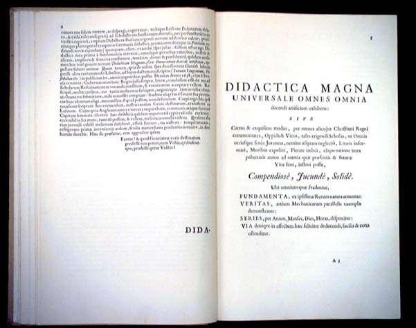 Kollégium 1653: Didactica Magna 1658: Orbis