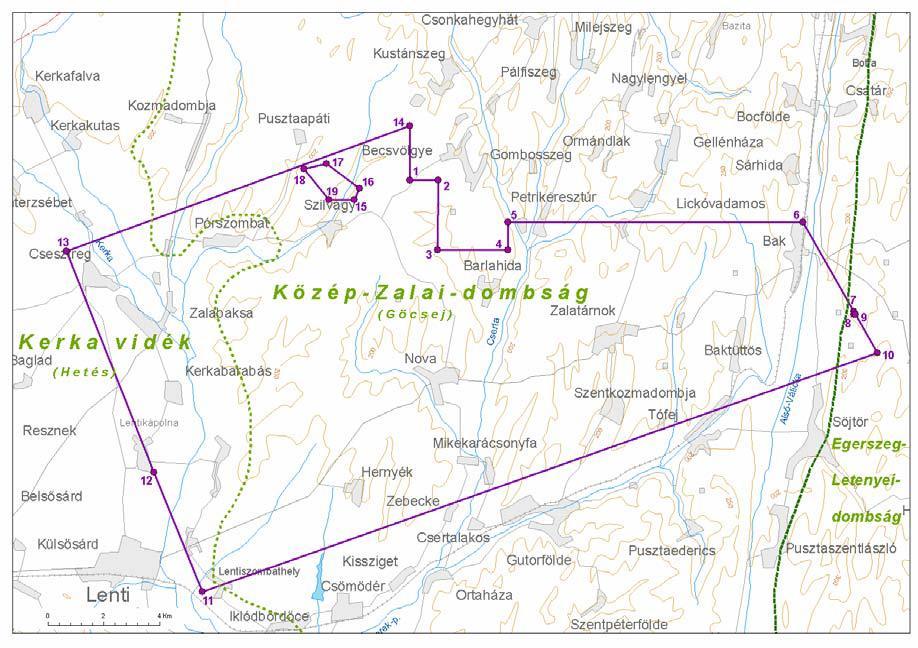 Zala megye geotermikus viszonyai 181 gye, Kissziget, Szentkozmadombja, Csertalakos, Lenti,