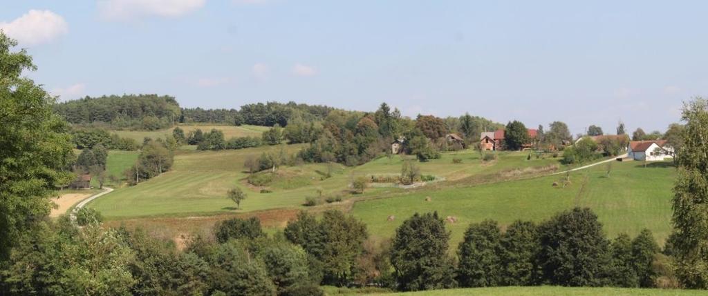 Változatos felszínekkel övezett patakvölgy Kerkafőn (Čepinci) A terület elsősorban közepes használati intenzitású mezőgazdasági térség.