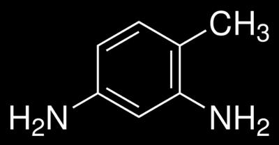 (MDI) 2,4-Toluol-diamin, 2,4-TDA: a vizeletben jelenik meg.