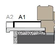 Helopal ablakpárkány felmérési segédlet A megrendeléskor minden esetben a gyártási méreteket szükséges megadni, amely a homlokzattól való kilógás mértékét is tartalmazza.