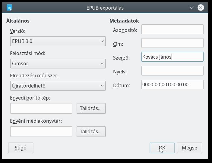 ..-on keresztül. Ez az ablak jelenik meg: Ha van elektronikus tanúsítványod, akkor ez után az aláírási sort azzal írhatod alá. Továbbfejlesztett EPUB export A 6.1 kiadási megjegyzése szerint, a 6.