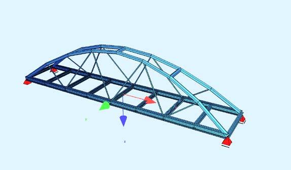 4 2.3. Acél ívhíd (Lásd a mellékelt Tanulmánytervet) 2.3.1..Műleírás Hídfők síkalapozása: C-30 monolit vasbeton szerkezet 0,80 m vtg. Alsó sík magassága az építési vízszint fölött.