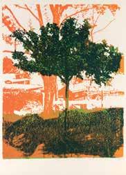 FRED ENGELBERT KNECHT (DÜBENDORF, 1934 - THALWIL, 2010) VARIÁCIÓ FÁVAL IV,, 1973 VARIATION WITH TREE IV.