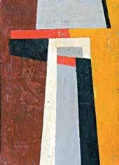 WLADYSLAW LOPUSZNIAK (1904-1995) KOMPOZÍCIÓ / COMPOSITION olaj, fa / oil on wood 22*16 cm