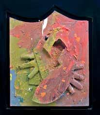 SCULPTURE, 1969 ceruza, színes ceruza, papír / pencil, color pencil on paper jelzett /