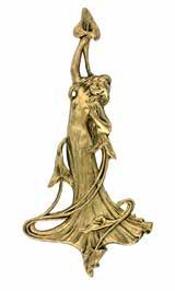GYŰRŰ / RING francia, 1900 körül, fémötvözet, Wales Deposé jelzéssel, női akt ábrázolással, állítható méret French, around 1900, metal alloy, Wales Deposé stamp, female nude imagery, adjustable size