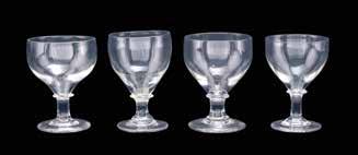 glass, with gold-painting, worn, m: 6,5 cm 596.