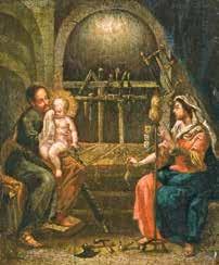 SZÁZAD ELSŐ FELE SZENT CSALÁD / THE HOLY FAMILY olaj, vászon dublírozva /