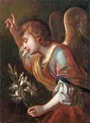 37. ÉSZAK-ITÁLIAI FESTŐ, 1700 KÖRÜL GÁBRIEL ARKANGYAL / GABRIEL ARCHANGEL