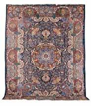 ghiordes-knot, worn,, incomplete 240*122 cm 840.