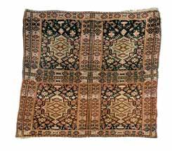 hiányos around 1940, ghiordes-knot, worn,, incomplete 120*78 cm 843.
