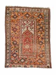 around 1920, ghiordes-knot, incomplete 92*48 cm 835.